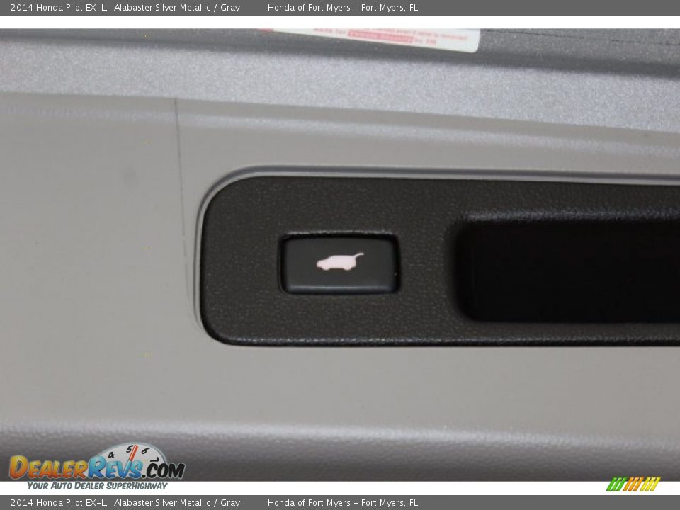 2014 Honda Pilot EX-L Alabaster Silver Metallic / Gray Photo #29