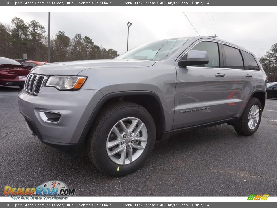 2017 Jeep Grand Cherokee Laredo Billet Silver Metallic / Black Photo #3