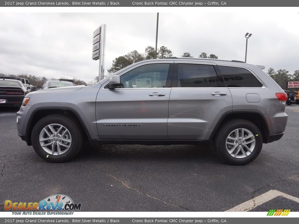 2017 Jeep Grand Cherokee Laredo Billet Silver Metallic / Black Photo #4