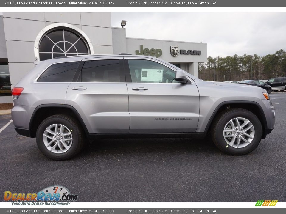 2017 Jeep Grand Cherokee Laredo Billet Silver Metallic / Black Photo #8