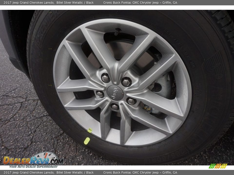 2017 Jeep Grand Cherokee Laredo Billet Silver Metallic / Black Photo #12