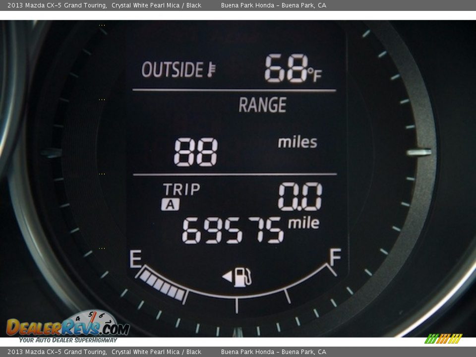 2013 Mazda CX-5 Grand Touring Crystal White Pearl Mica / Black Photo #6