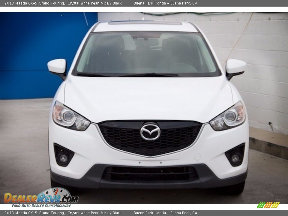 2013 Mazda CX-5 Grand Touring Crystal White Pearl Mica / Black Photo #7
