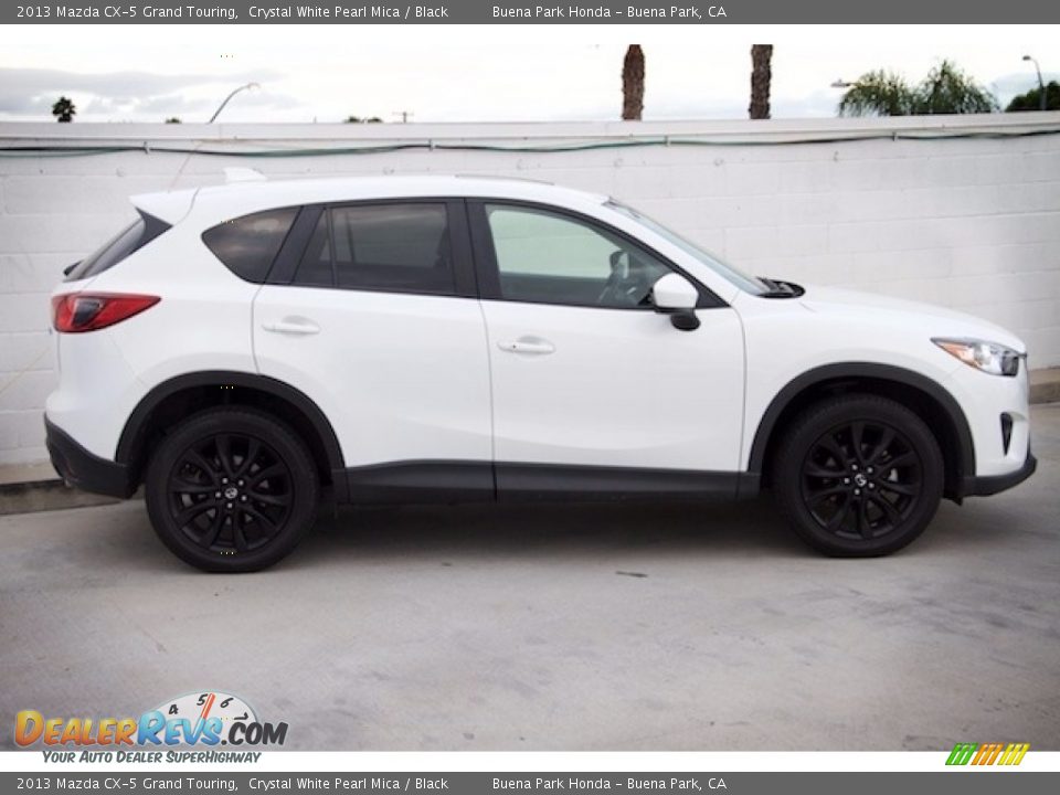 2013 Mazda CX-5 Grand Touring Crystal White Pearl Mica / Black Photo #8