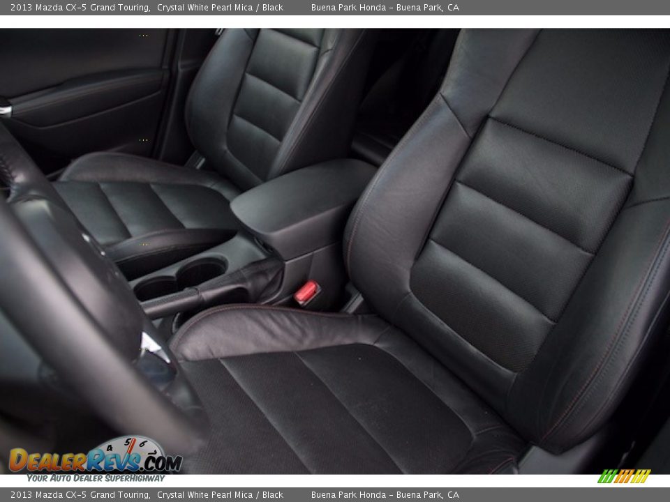2013 Mazda CX-5 Grand Touring Crystal White Pearl Mica / Black Photo #12
