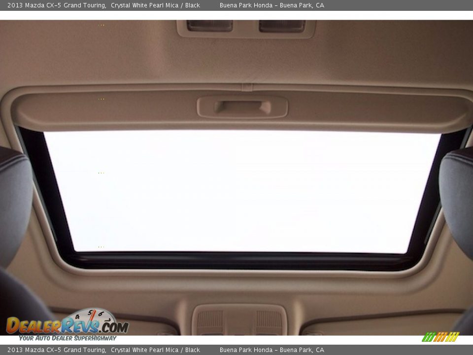 2013 Mazda CX-5 Grand Touring Crystal White Pearl Mica / Black Photo #13