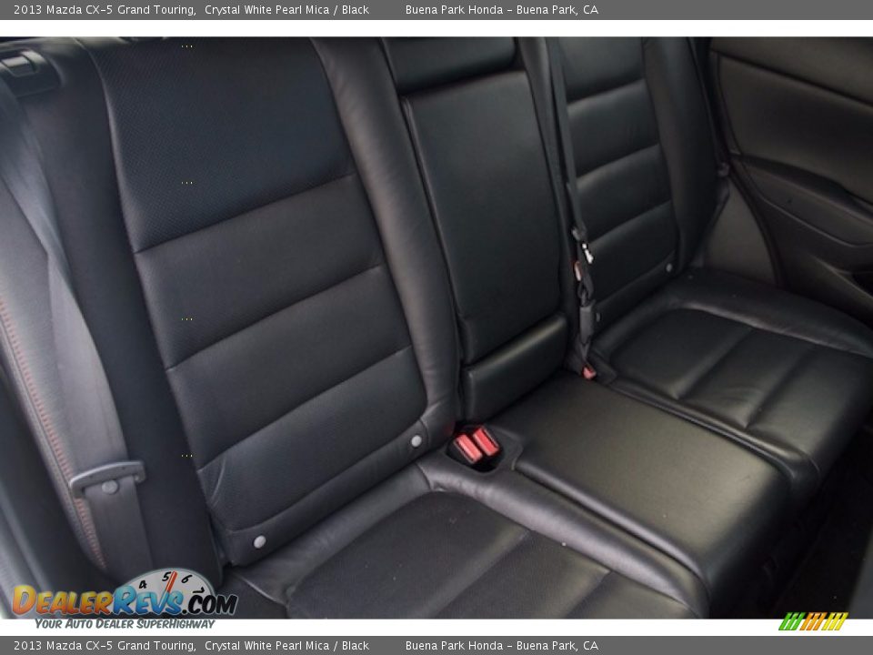 2013 Mazda CX-5 Grand Touring Crystal White Pearl Mica / Black Photo #17