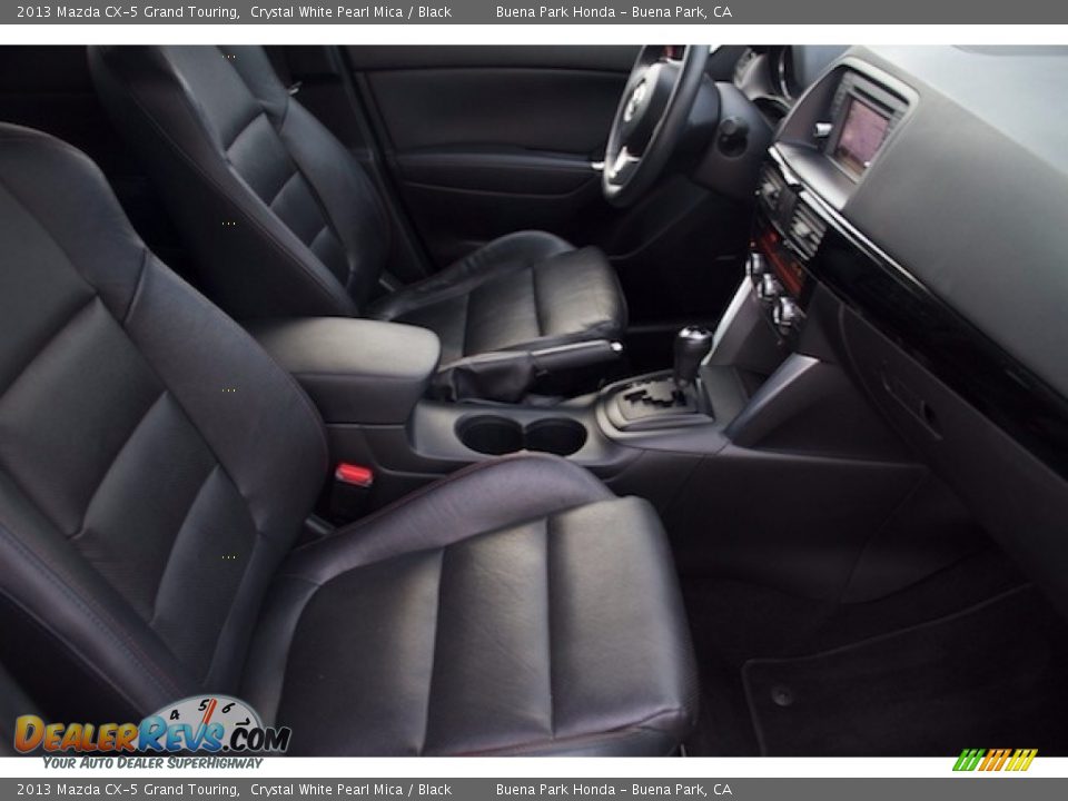2013 Mazda CX-5 Grand Touring Crystal White Pearl Mica / Black Photo #18