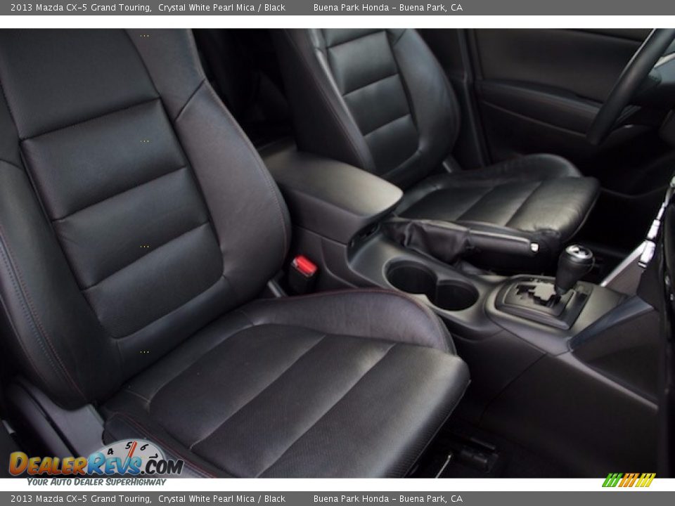 2013 Mazda CX-5 Grand Touring Crystal White Pearl Mica / Black Photo #19