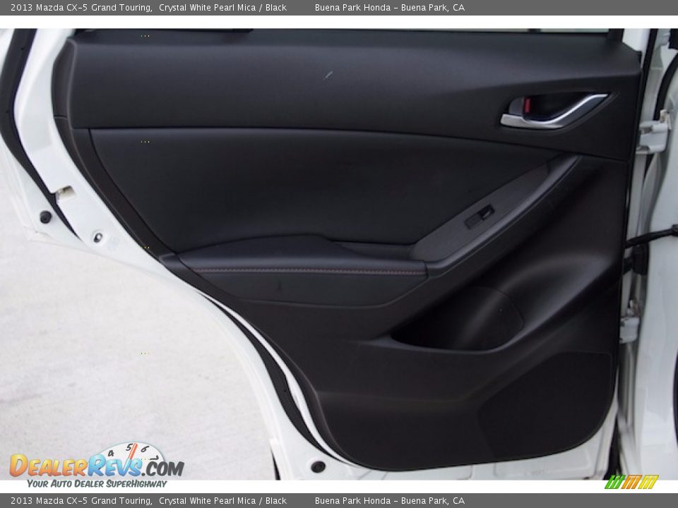 2013 Mazda CX-5 Grand Touring Crystal White Pearl Mica / Black Photo #24