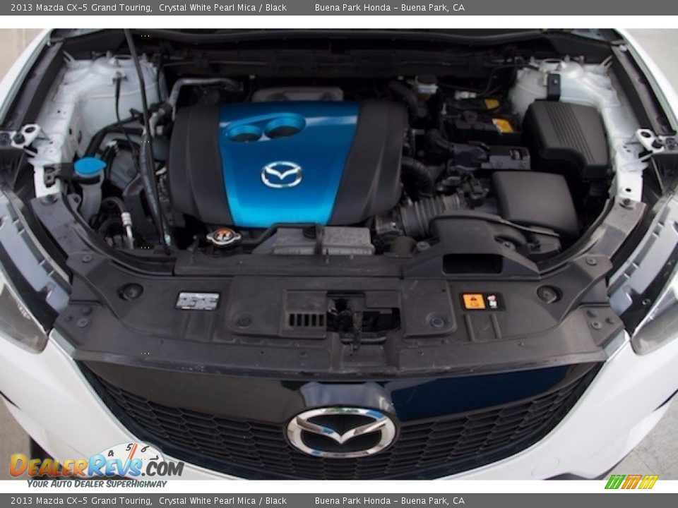 2013 Mazda CX-5 Grand Touring Crystal White Pearl Mica / Black Photo #27