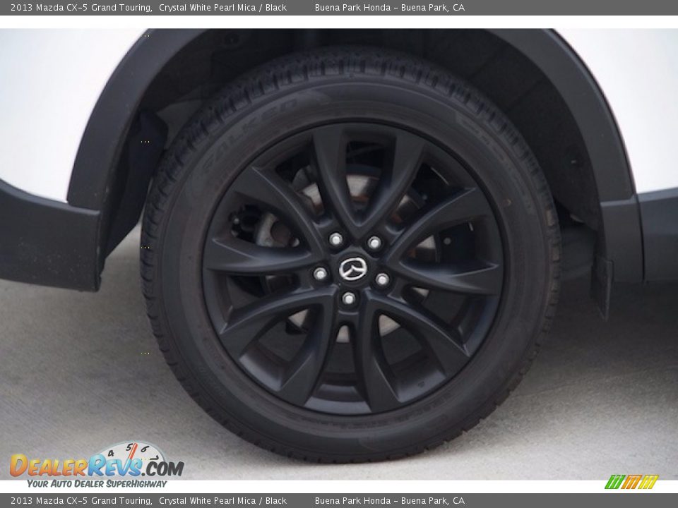 2013 Mazda CX-5 Grand Touring Crystal White Pearl Mica / Black Photo #28