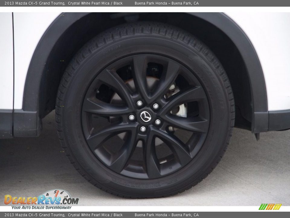 2013 Mazda CX-5 Grand Touring Crystal White Pearl Mica / Black Photo #29