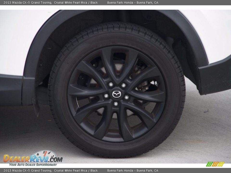 2013 Mazda CX-5 Grand Touring Crystal White Pearl Mica / Black Photo #30
