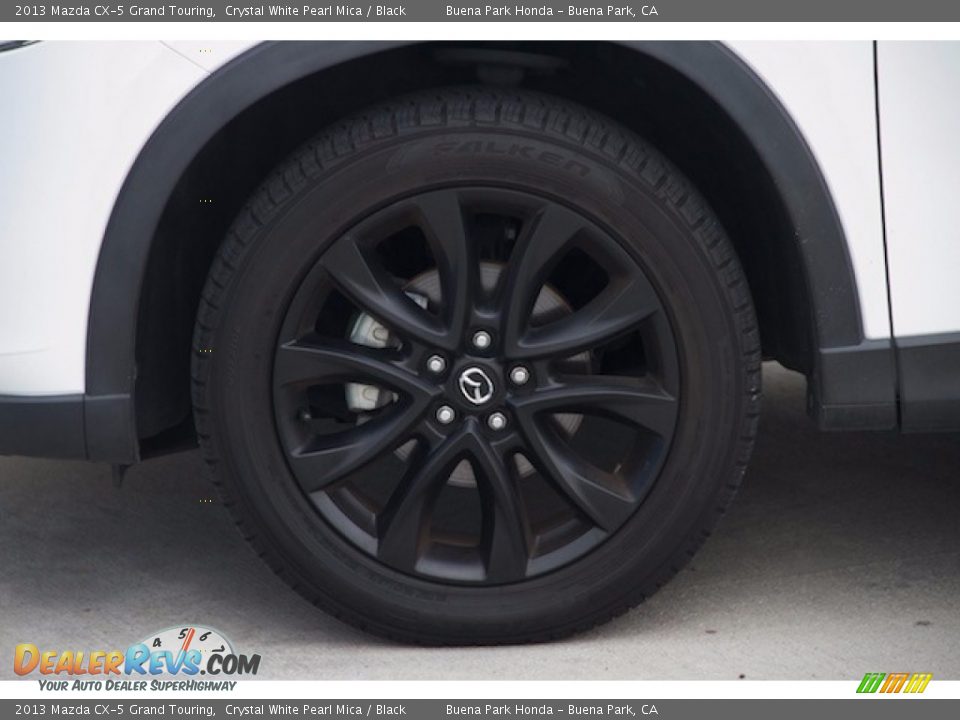 2013 Mazda CX-5 Grand Touring Crystal White Pearl Mica / Black Photo #31