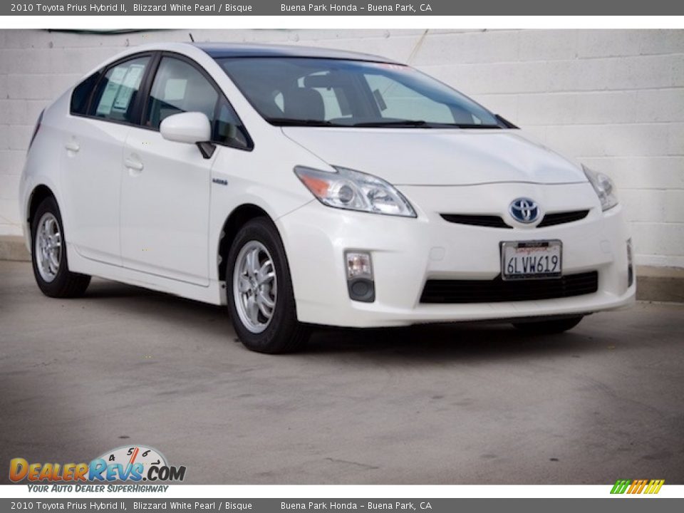 2010 Toyota Prius Hybrid II Blizzard White Pearl / Bisque Photo #1