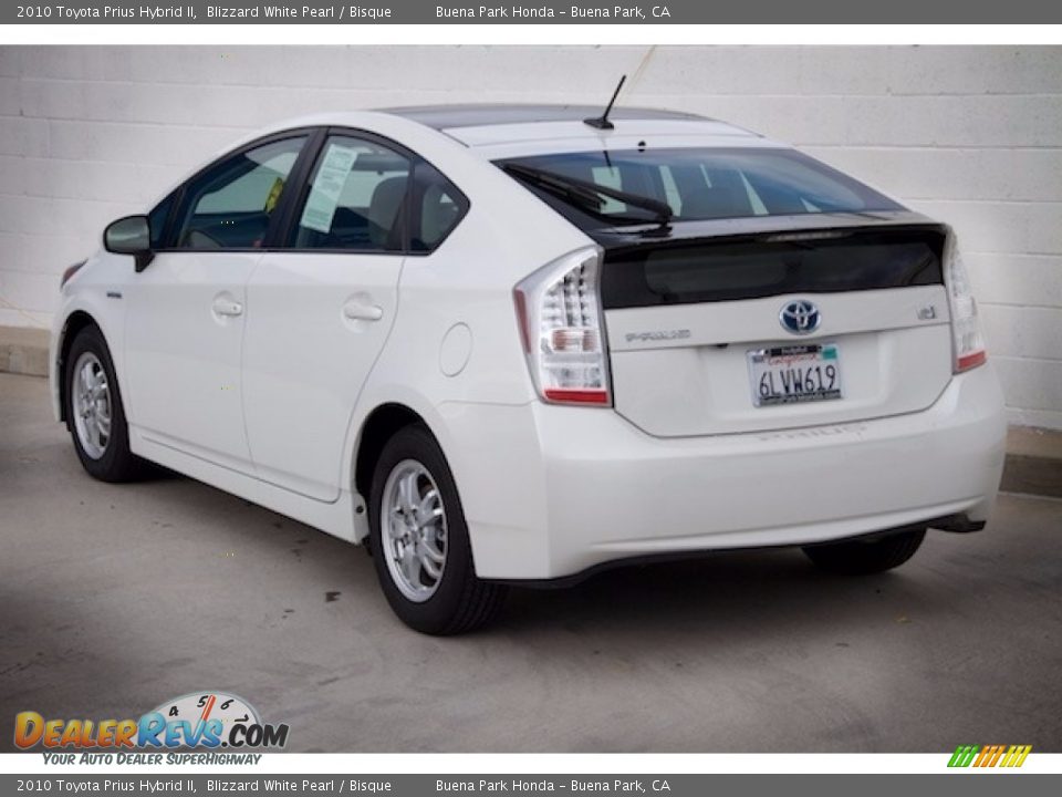 2010 Toyota Prius Hybrid II Blizzard White Pearl / Bisque Photo #2