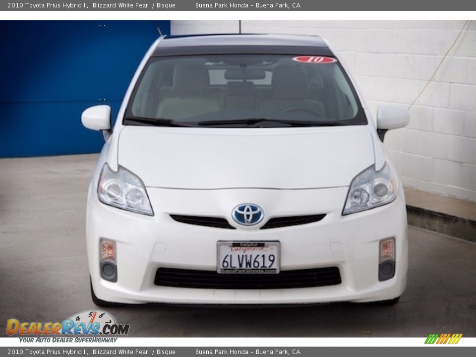 2010 Toyota Prius Hybrid II Blizzard White Pearl / Bisque Photo #7