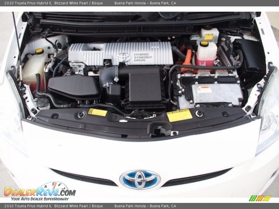 2010 Toyota Prius Hybrid II Blizzard White Pearl / Bisque Photo #27