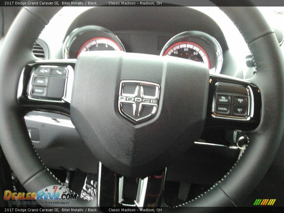 2017 Dodge Grand Caravan SE Billet Metallic / Black Photo #8