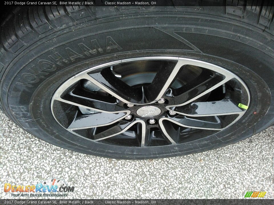 2017 Dodge Grand Caravan SE Billet Metallic / Black Photo #10