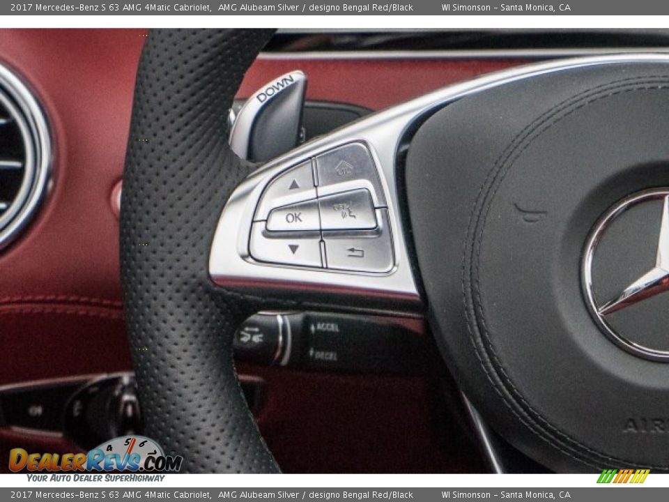 Controls of 2017 Mercedes-Benz S 63 AMG 4Matic Cabriolet Photo #18