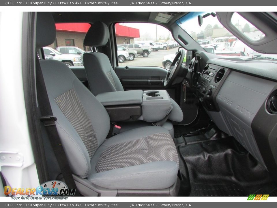 Front Seat of 2012 Ford F350 Super Duty XL Crew Cab 4x4 Photo #34
