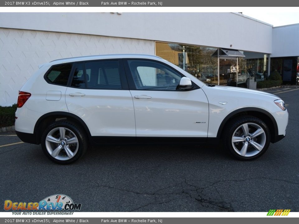 2017 BMW X3 xDrive35i Alpine White / Black Photo #2