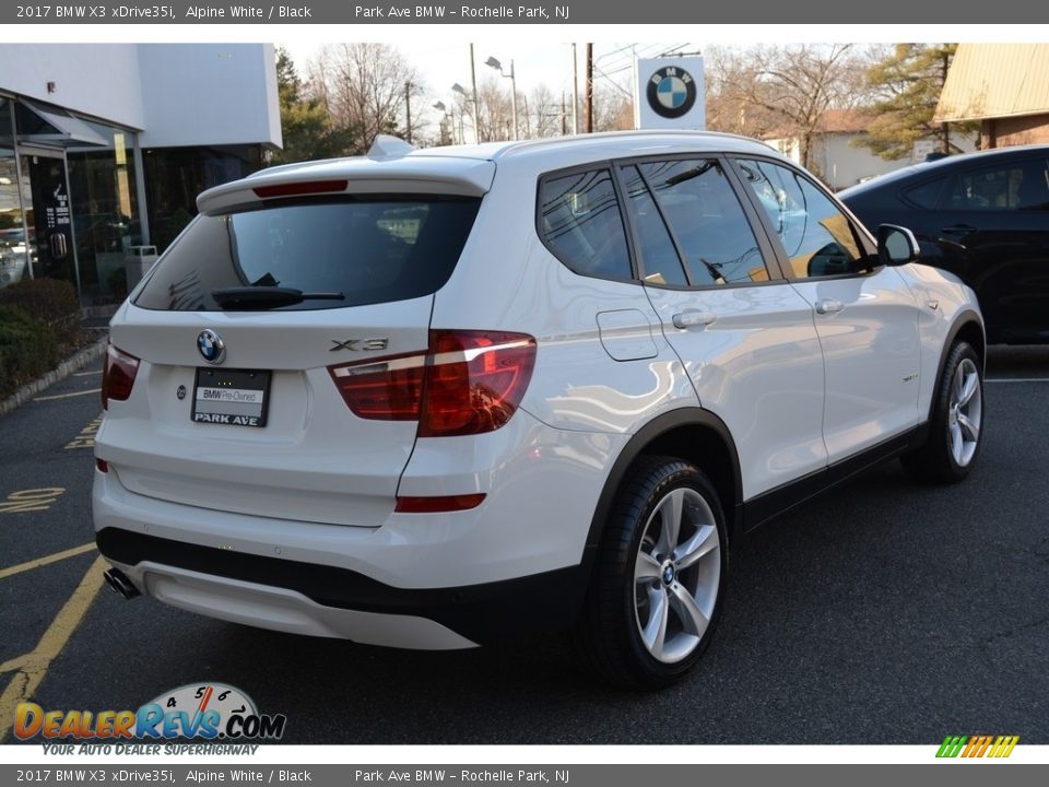 2017 BMW X3 xDrive35i Alpine White / Black Photo #3