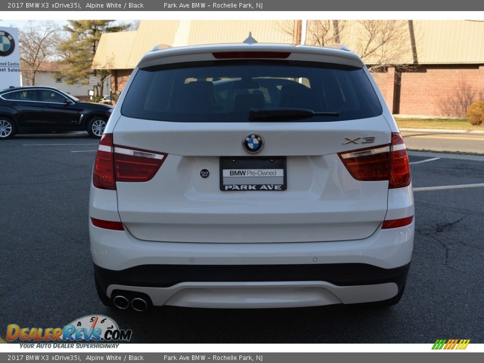 2017 BMW X3 xDrive35i Alpine White / Black Photo #4