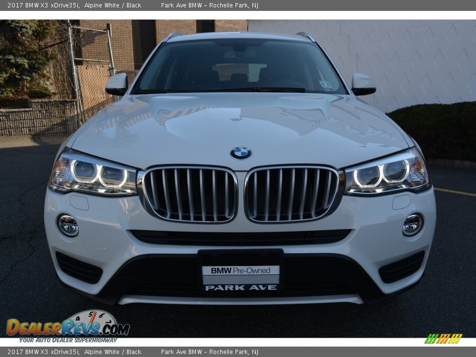 2017 BMW X3 xDrive35i Alpine White / Black Photo #7
