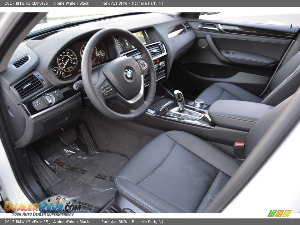 2017 BMW X3 xDrive35i Alpine White / Black Photo #10