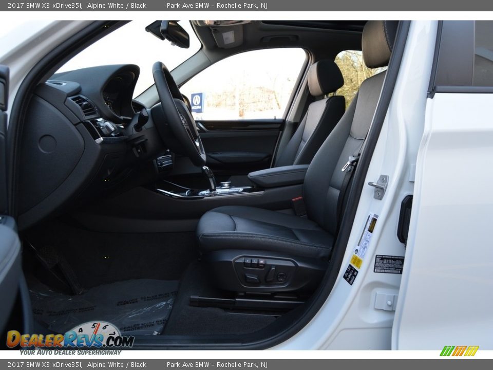 2017 BMW X3 xDrive35i Alpine White / Black Photo #11