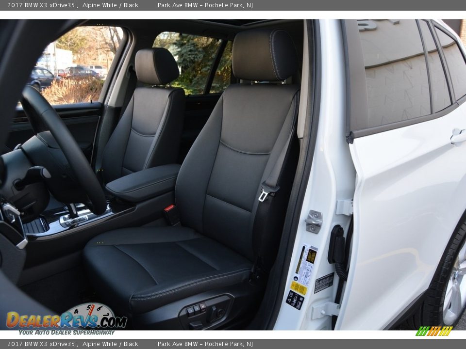 2017 BMW X3 xDrive35i Alpine White / Black Photo #13