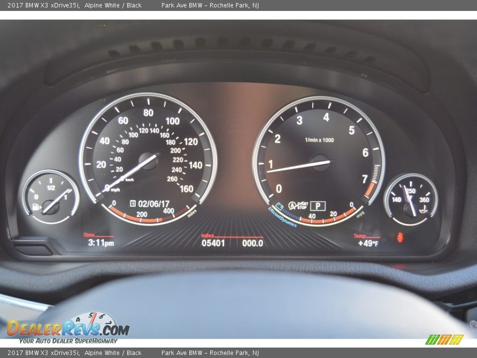 2017 BMW X3 xDrive35i Alpine White / Black Photo #21