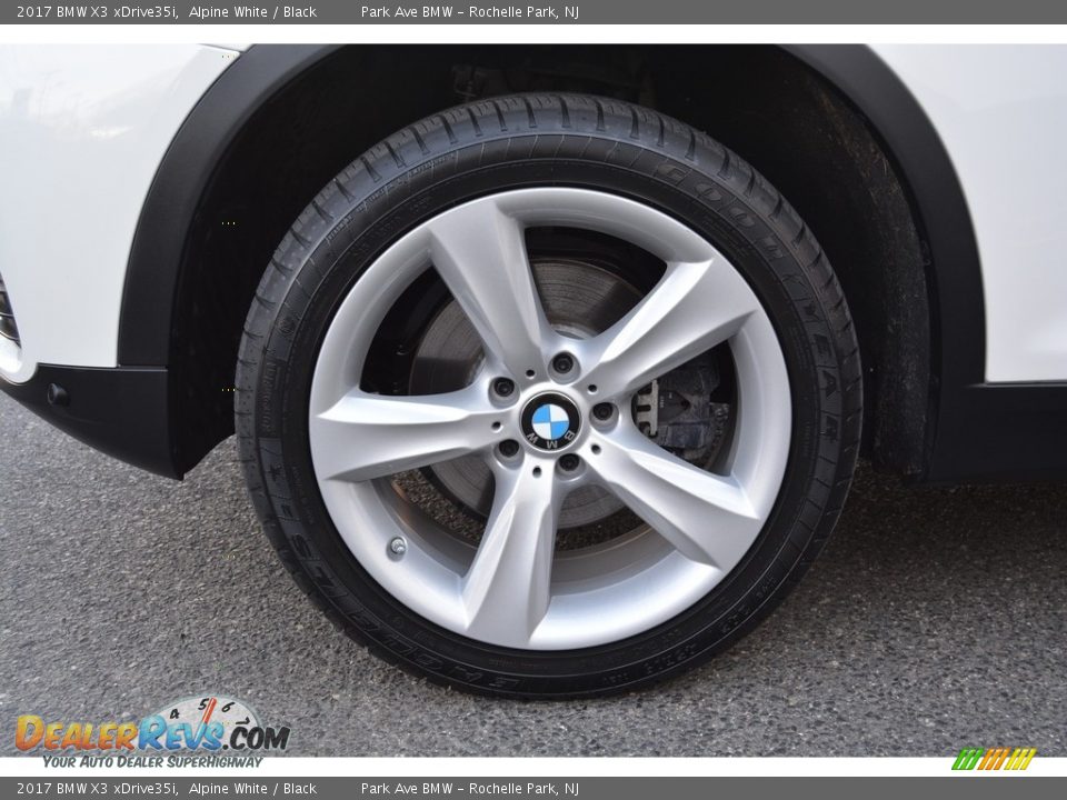 2017 BMW X3 xDrive35i Alpine White / Black Photo #32