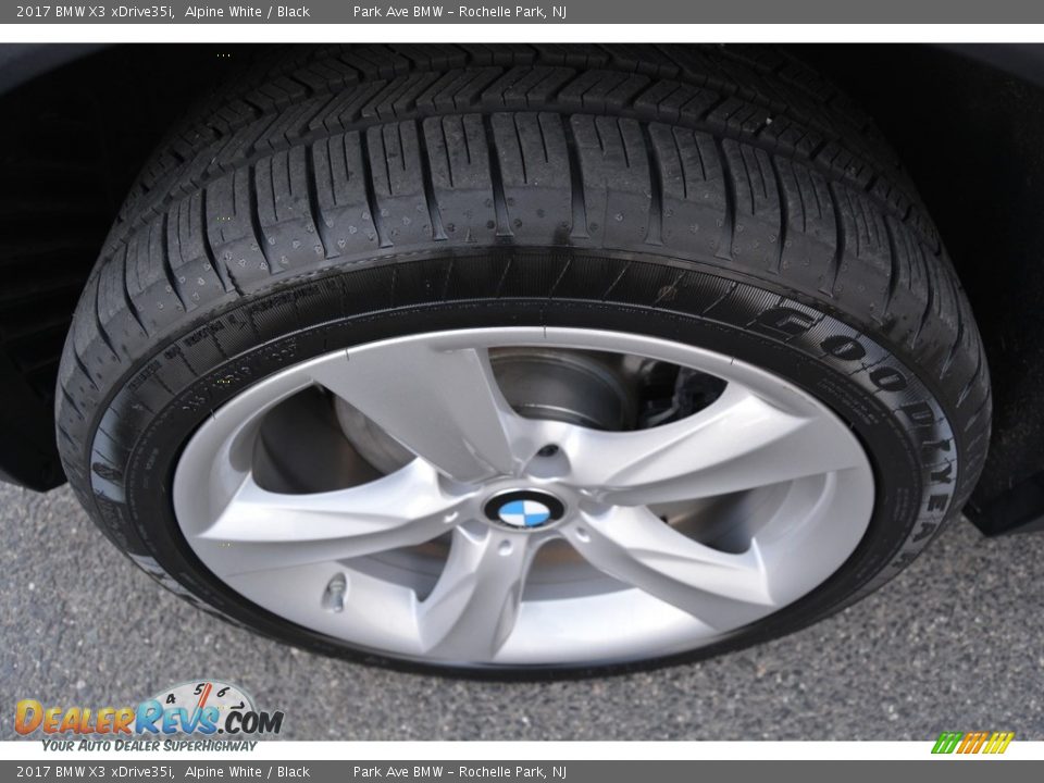 2017 BMW X3 xDrive35i Alpine White / Black Photo #33