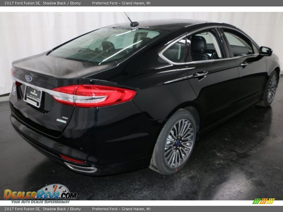 2017 Ford Fusion SE Shadow Black / Ebony Photo #9