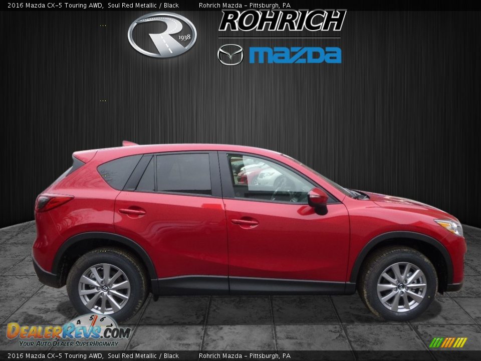 2016 Mazda CX-5 Touring AWD Soul Red Metallic / Black Photo #2
