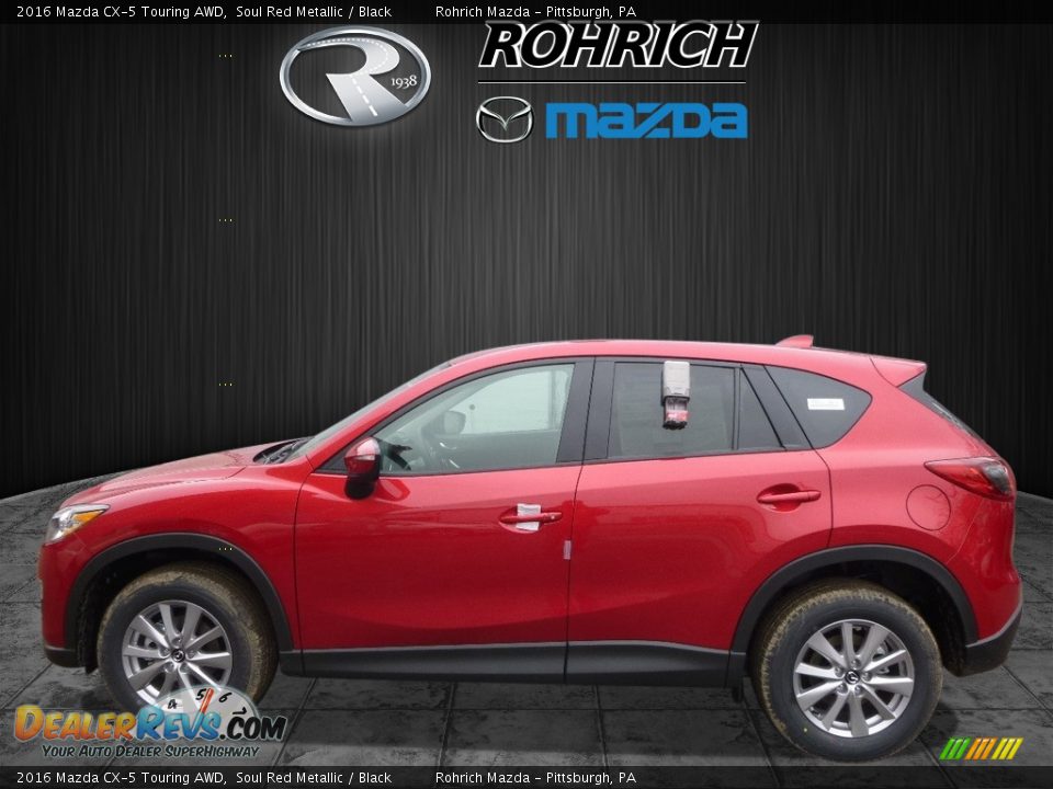 2016 Mazda CX-5 Touring AWD Soul Red Metallic / Black Photo #3