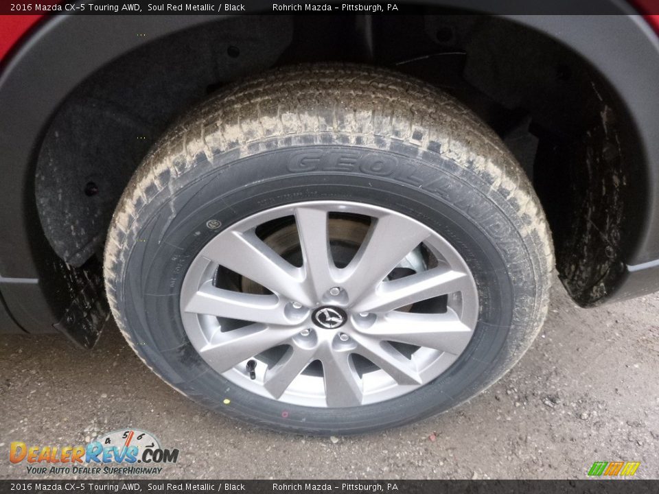 2016 Mazda CX-5 Touring AWD Soul Red Metallic / Black Photo #5