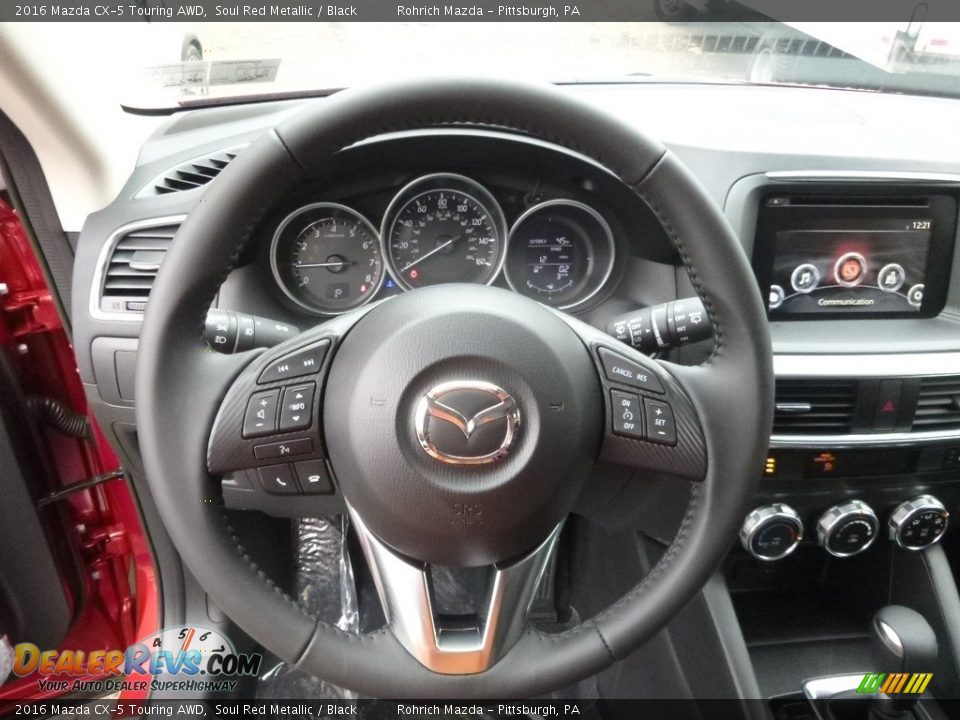 2016 Mazda CX-5 Touring AWD Soul Red Metallic / Black Photo #14