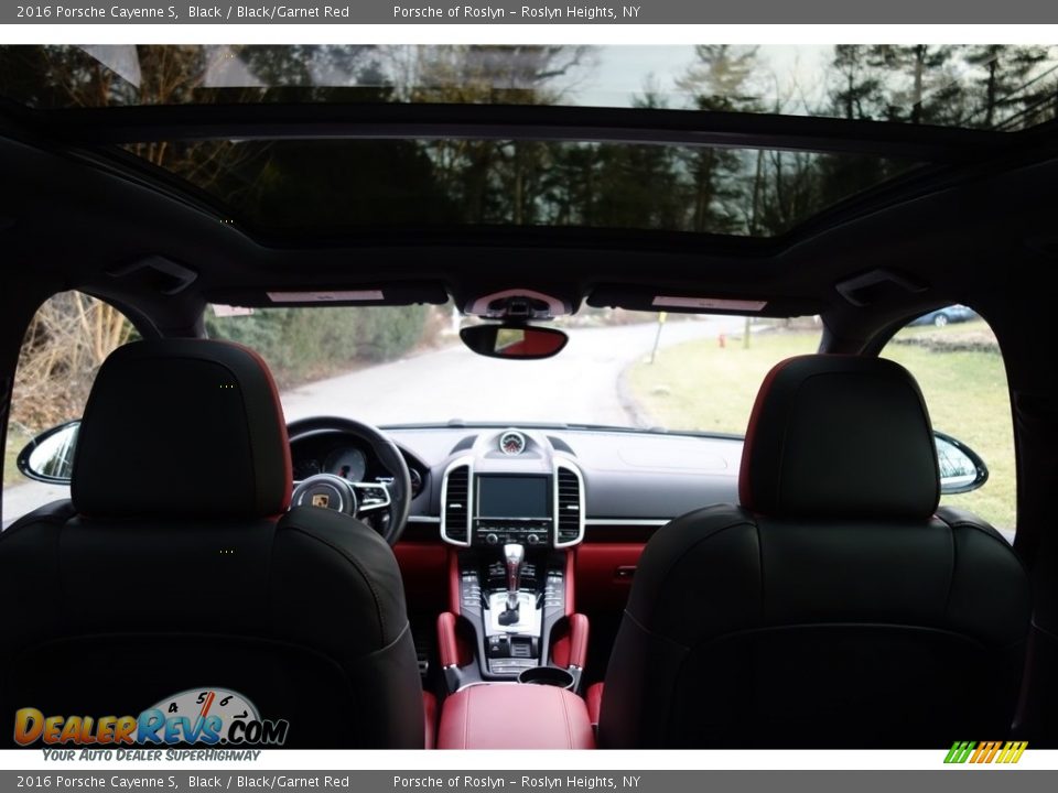 2016 Porsche Cayenne S Black / Black/Garnet Red Photo #20