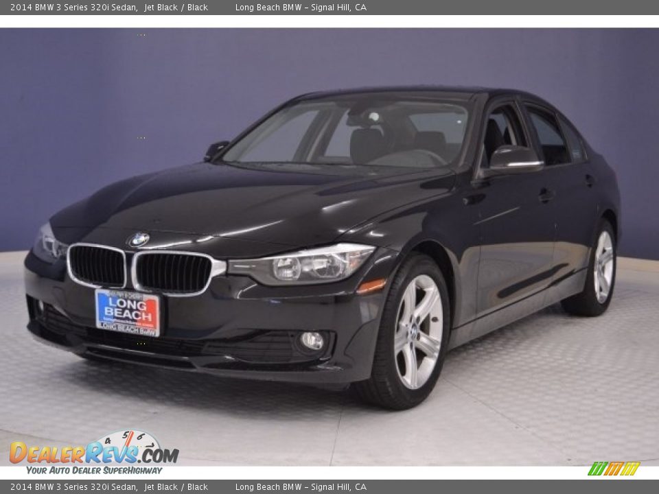 2014 BMW 3 Series 320i Sedan Jet Black / Black Photo #3