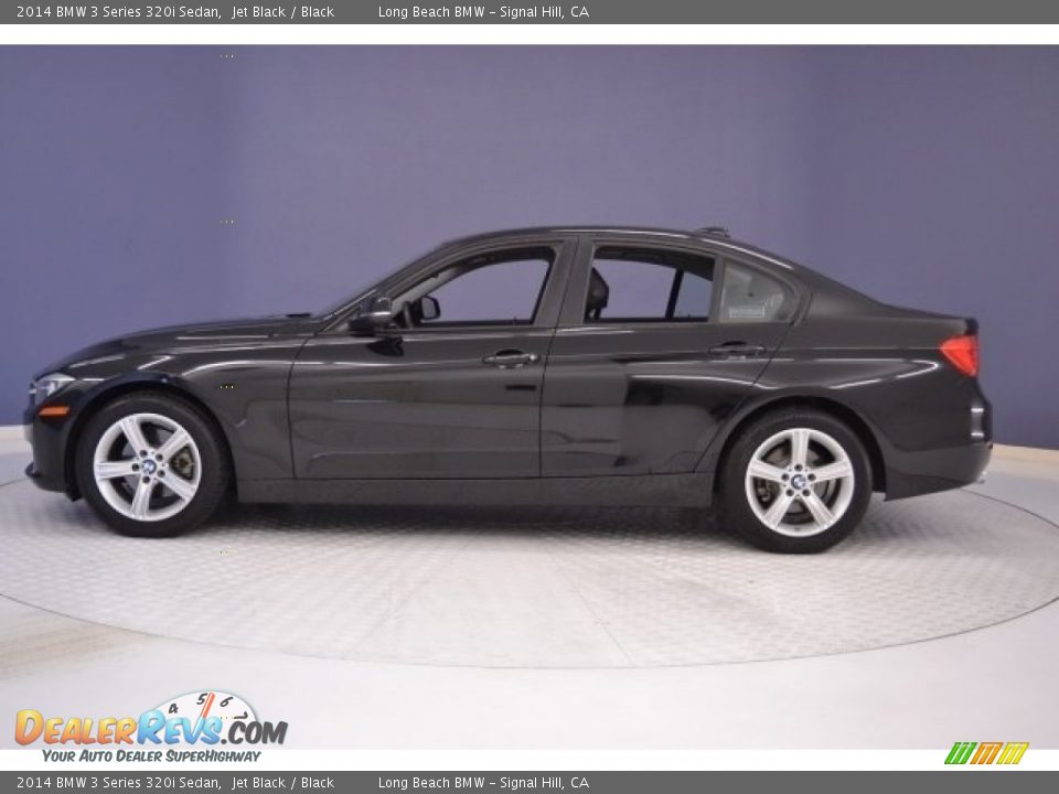 2014 BMW 3 Series 320i Sedan Jet Black / Black Photo #4