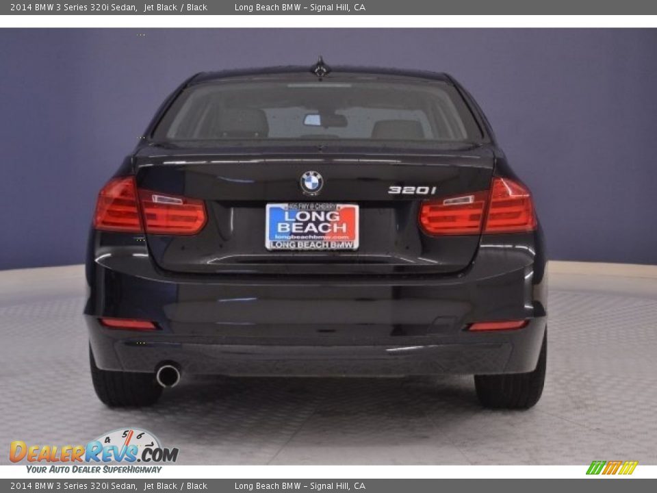 2014 BMW 3 Series 320i Sedan Jet Black / Black Photo #6