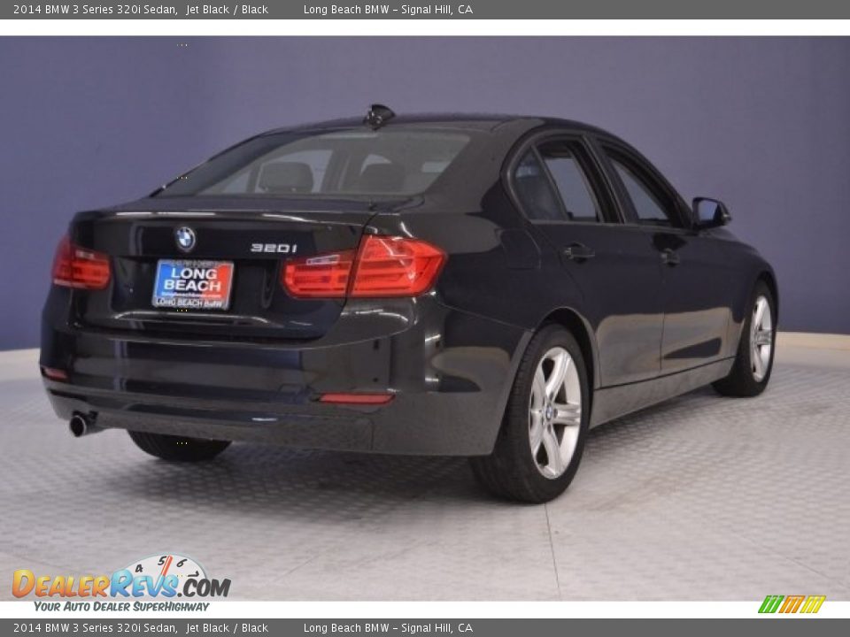 2014 BMW 3 Series 320i Sedan Jet Black / Black Photo #7