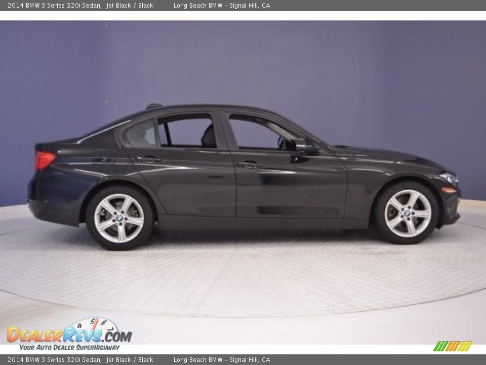 2014 BMW 3 Series 320i Sedan Jet Black / Black Photo #8