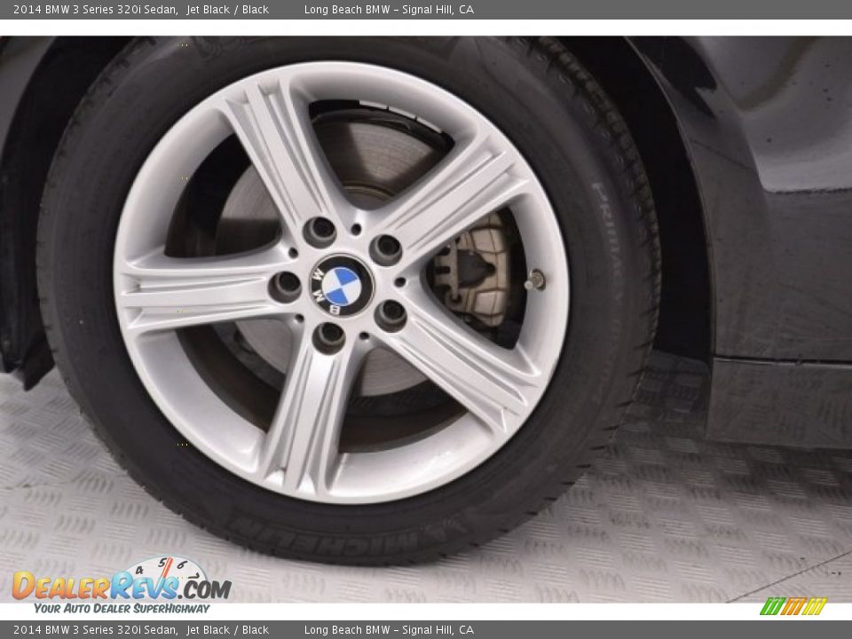2014 BMW 3 Series 320i Sedan Jet Black / Black Photo #9