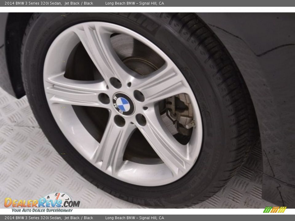 2014 BMW 3 Series 320i Sedan Jet Black / Black Photo #10